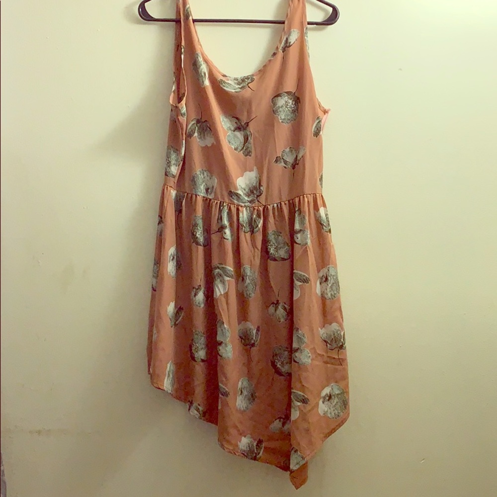 Floral Champagne dress